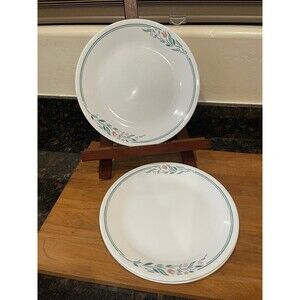 4 Corelle Rosemarie dinner plates